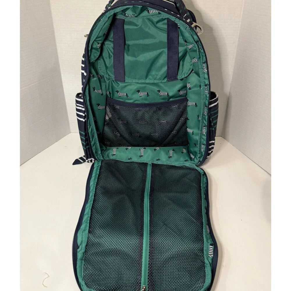 JuJuBe Be Right Back BRB Backpack Diaper Bag Providence Coastal EUC